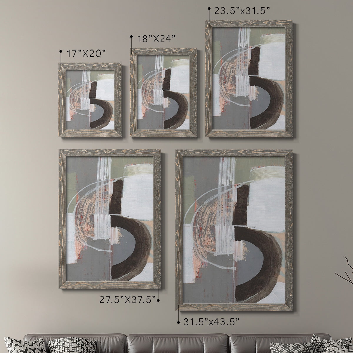 Arching Neutrals III - Premium Framed Canvas - Ready to Hang