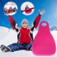 thumbnail image 4 of Trineo de nieve enrollable portátil para niños y adultos, plástico extra grueso, 25,6 x 17,7 pulgadas, mango ergonómico, uso en múltiples superficies, almacenamiento compacto, 4 of 4