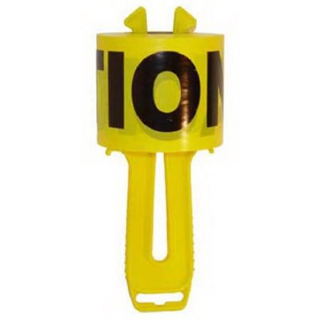 US Tape 42010 Tape Dispenser & Yellow Caution Tape