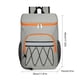 thumbnail image 3 of Mochila Térmica Mochila Térmica Mochila térmica para el almuerzo Bolsa térmica aislada para picnic a prueba de fugas (gris naranja), 3 of 6