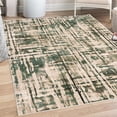 thumbnail image 1 of Grunge Decorative Rug, Abstract Paint Manifold Complicated Mixed and Lines Print Illustration, Quality Carpet for Bedroom Dorm and Living Room, 6 Sizes, Army Green, by Ambesonne, 1 of 4