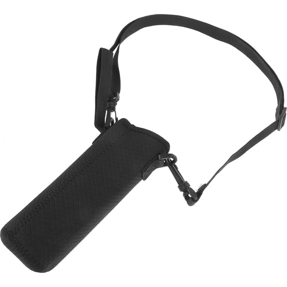 UPOUART Black Insulated Water Bottle Sleeve with Portable Hand Strap Cover for Travel and Outdoor Use
