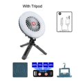 thumbnail image 1 of 3in1 Usb Rechargeable Hanging Fan Tent Led Light Lamp Mobile Usb Charger, 1 of 5