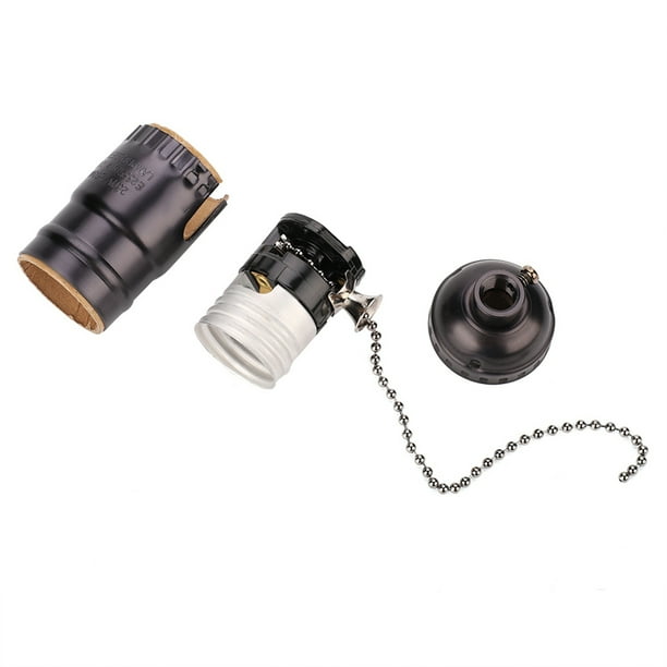 Portalámparas, portalámparas de aluminio E27, base de lámpara de luz vintage, durabilidad probada con el tiempo