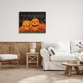thumbnail image 3 of Stupell Industries Halloween Smiling Jack-o-Lanterns Holiday Painting Gallery Wrapped Canvas Art Print Wall Art, 40 x 30, 3 of 8