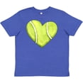 thumbnail image 3 of Inktastic Tennis Ball in Heart Youth T-Shirt, 3 of 5