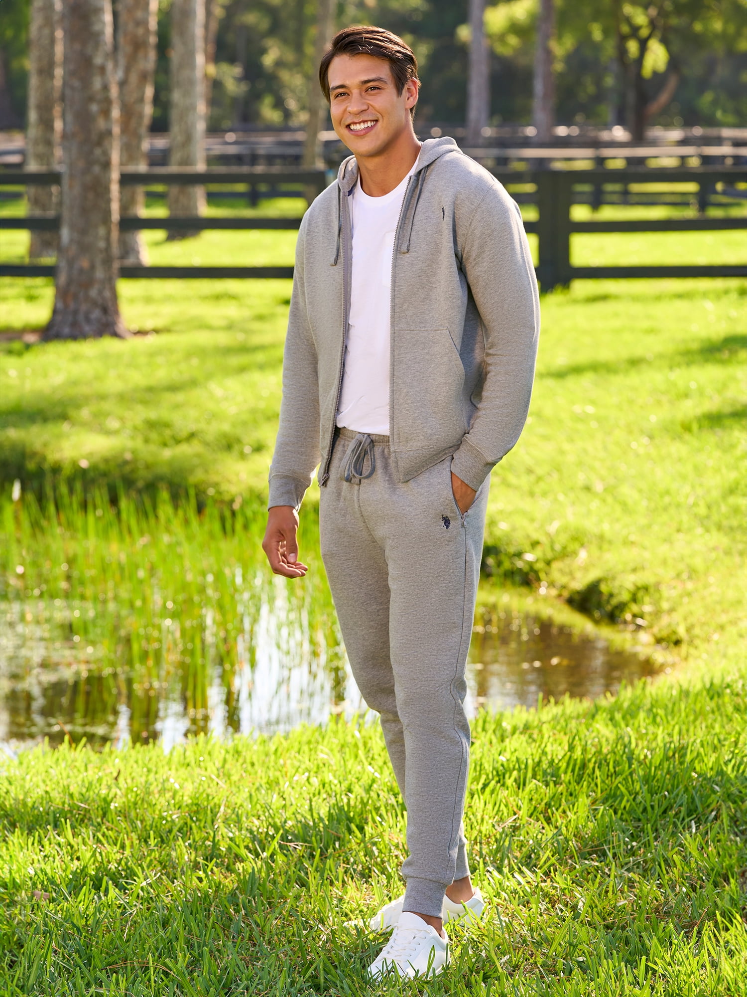 U.S. Polo Assn. Men's Everyday Full Zip Fleece Hoodie