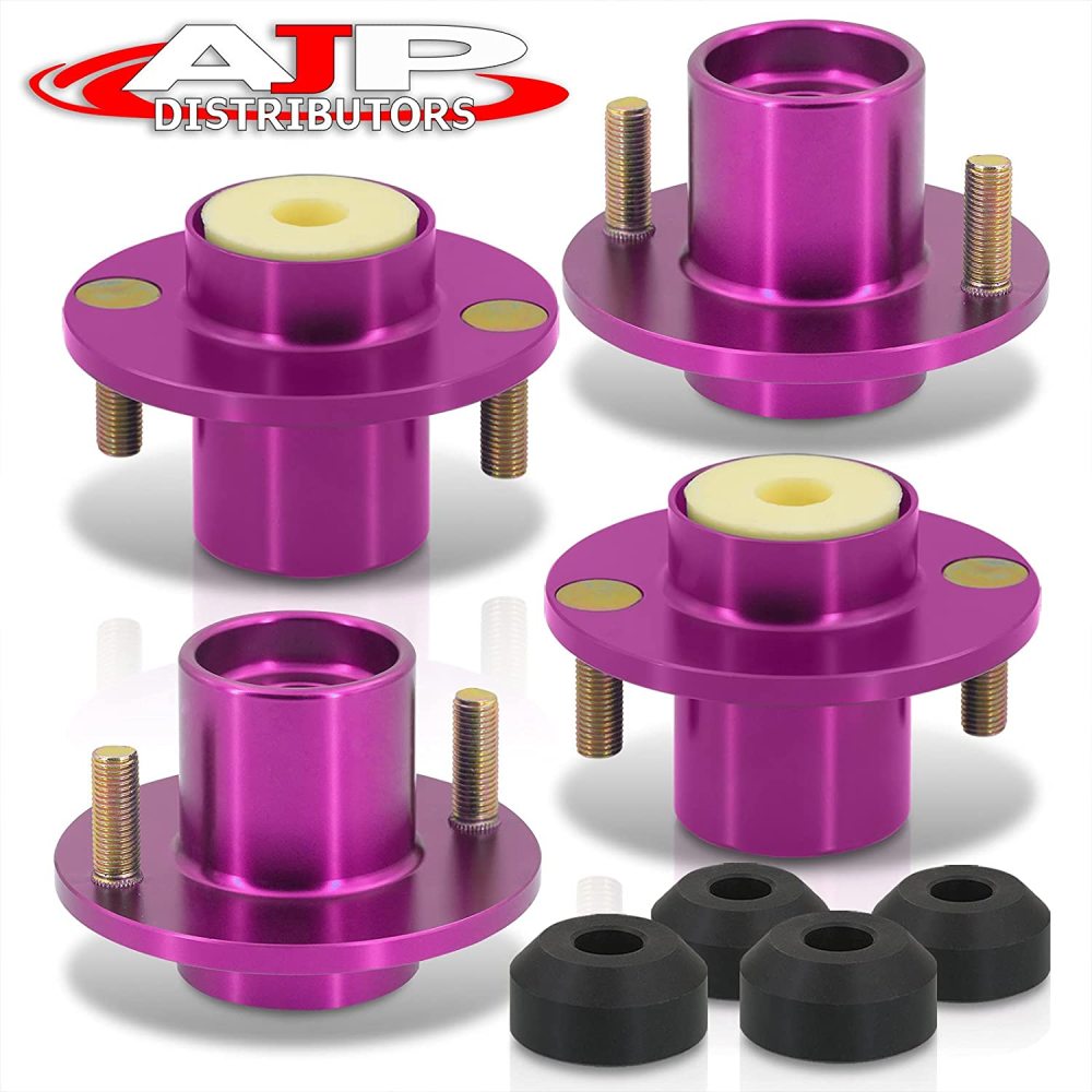 MilcTabe Suspension Coilover Shocks 4PCS T6061 Billet Aluminum Strut