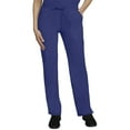 thumbnail image 4 of Stat Medical Wear Women’s Scrubs Set - 2 Pocket Crossover Scrub Top with 5 Pocket Drawstring Pant Set (Color Navy ,Size L ), 4 of 6
