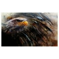thumbnail image 4 of Eagle Ceramic Toothbrush Holder, Painting Style Bird Dark Feathers on Abstract Backdrop of USA, Decorative Versatile Countertop for Bathroom, 4.5" X 2.7", Brown Black Orange, 4 of 4
