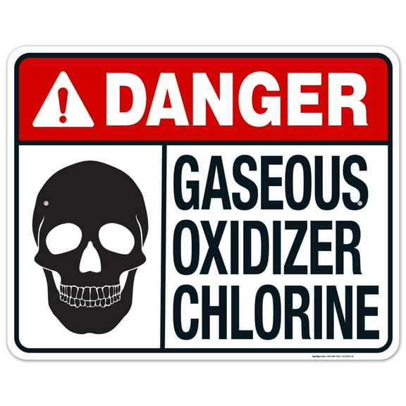 California Pool Chlorine Sign, Complies With State Of California Pool Safety Code, 24x30 Aluminum