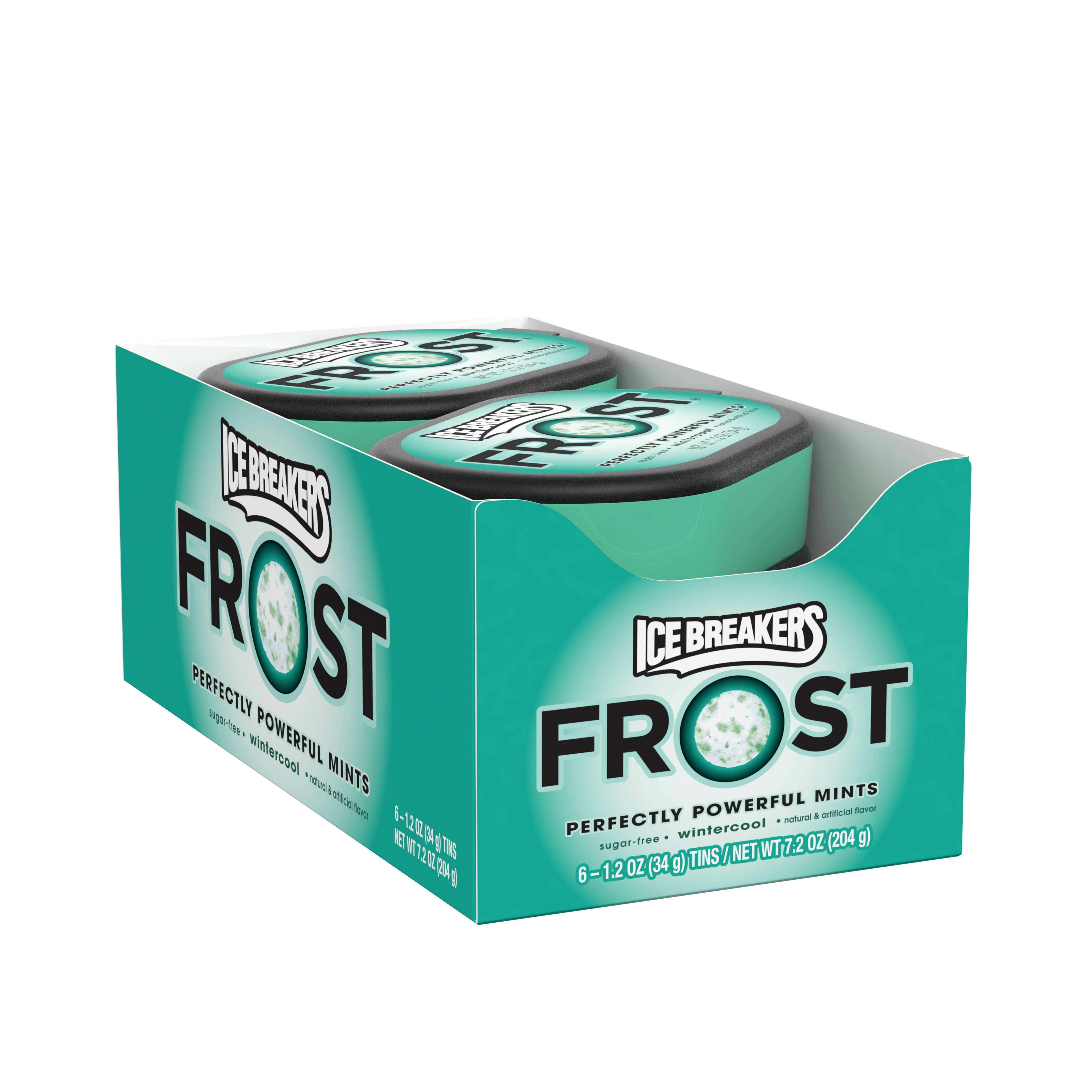 Ice Breakers, Frost Wintercool Mints Tin, 1.2 Oz (Pack of 6) Walmart