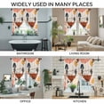 thumbnail image 3 of Western Boho Swag Valances for Windows, Kitchen Window Curtains Over Sink, Vintage Abstract Horse Cactus Plant Offwhite Window Treatment Curtains for Living Room/Bedroom Curtains 2 Panel Sets 36"x45", 3 of 8