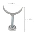 thumbnail image 2 of 1 Pc Alloy Guardrail Fitting Gate Fence Fixator Novel Fixing Accessory (Silver), 2 of 4