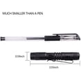 thumbnail image 3 of Super Small Mini LED Flashlight Battery-Powered Handheld Pen Light Tactical Pocket Torch with High Lumens for Camping, Outdoor, Emergency, Everyday Flashlights, 5.24 Inch, 3 of 6
