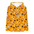 thumbnail image 5 of Frostluinai Womens Oversized Sherpa Pullover Hoodie with Pockets Fuzzy Fleece Sweatshirt Halloween Ghosts Print Fluffy Hooded Sweatshirts, 5 of 7