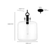 thumbnail image 4 of Millennium Lighting  Hayloft 1 Light Pendant Fixture 20.2 Inch - Matte Black, 4 of 7