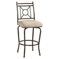thumbnail image 1 of Chintaly Elaina Memory Return Swivel Bar Stool - Autumn Rust, 1 of 1