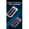 thumbnail image 4 of 4-Button Car Key Cover Case Fit for Kia Seltos Forte Sportage Seltos K5 Soul Sorento Cerato Telluride Flip Folding Key Fob Metal Key Housing Silicone Key Bag, 4 of 8