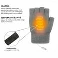 thumbnail image 3 of Heated Gloves Outdoor Winter Warmer Leather Rechargeable Li Ion Battery Women Gloves Gloves Mittens Toddler Mittens for Women Cold Weather Heated Women Mittens Gloves Mittens Women Ski Gloves Mittens, 3 of 5