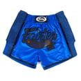 thumbnail image 1 of Fairtex Slim Cut Muay Thai Boxing Shorts - BS1702 (Blue, Medium), 1 of 1