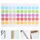 thumbnail image 5 of 10 hojas de pegatinas de refuerzo para perforar agujeros, pegatinas decorativas de papel de hojas sueltas para bricolaje, 5 of 5