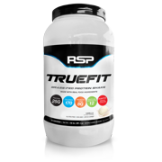 RSP Nutrition TrueFit Meal Replacement Shake, Grass-Fed Protein, with Fiber & Probiotics, Vanilla, 2lb
