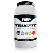 RSP Nutrition TrueFit Meal Replacement Shake, Grass-Fed Protein, with Fiber & Probiotics, Vanilla, 2lb