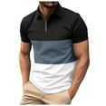 thumbnail image 2 of Mens Polo Shirts Fashionable And Comfortable Casual Outdoor Color Blocked Streetwear, 2 of 5