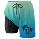 thumbnail image 3 of WILLBEST Pantalones Cortos Cortos para Hombre, Estilo Europeo y de Color Liso, Elásticos, de Verano, Informales, Holgados, Cómodos y Ligeros, con Bolsillos para Entrenar., 3 of 3