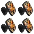 thumbnail image 2 of 4 Pcs Square Cabinet Handle Drawer Pulls Thanksgiving Pumpkin Knobs with Screws Furniture Office Cabinet Knob Decoration, 2 of 7