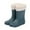 Navy, variant on Toddler Boy Rain Boots Winter Warm Non Soft Soles Lightweight Water Shoes Waterproof Hiking Green 5-6 Y