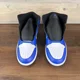 thumbnail image 4 of A i r-Jor-dan 1 Mid Game Royal Mens Size 13 Black White DQ8426 402, 4 of 6