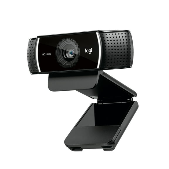 Logitech Pro Stream WebCam, 30 fps at 1080p, Autofocus, Omni-directional microphones, Black