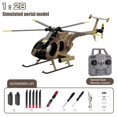 thumbnail image 1 of Dron de Control Remoto C189 para niños, helicóptero Md500, Avión de Control fundido a presión de cuatro canales, decoración, modelo de Navidad, regalo para niños, 1:28, 1 of 4