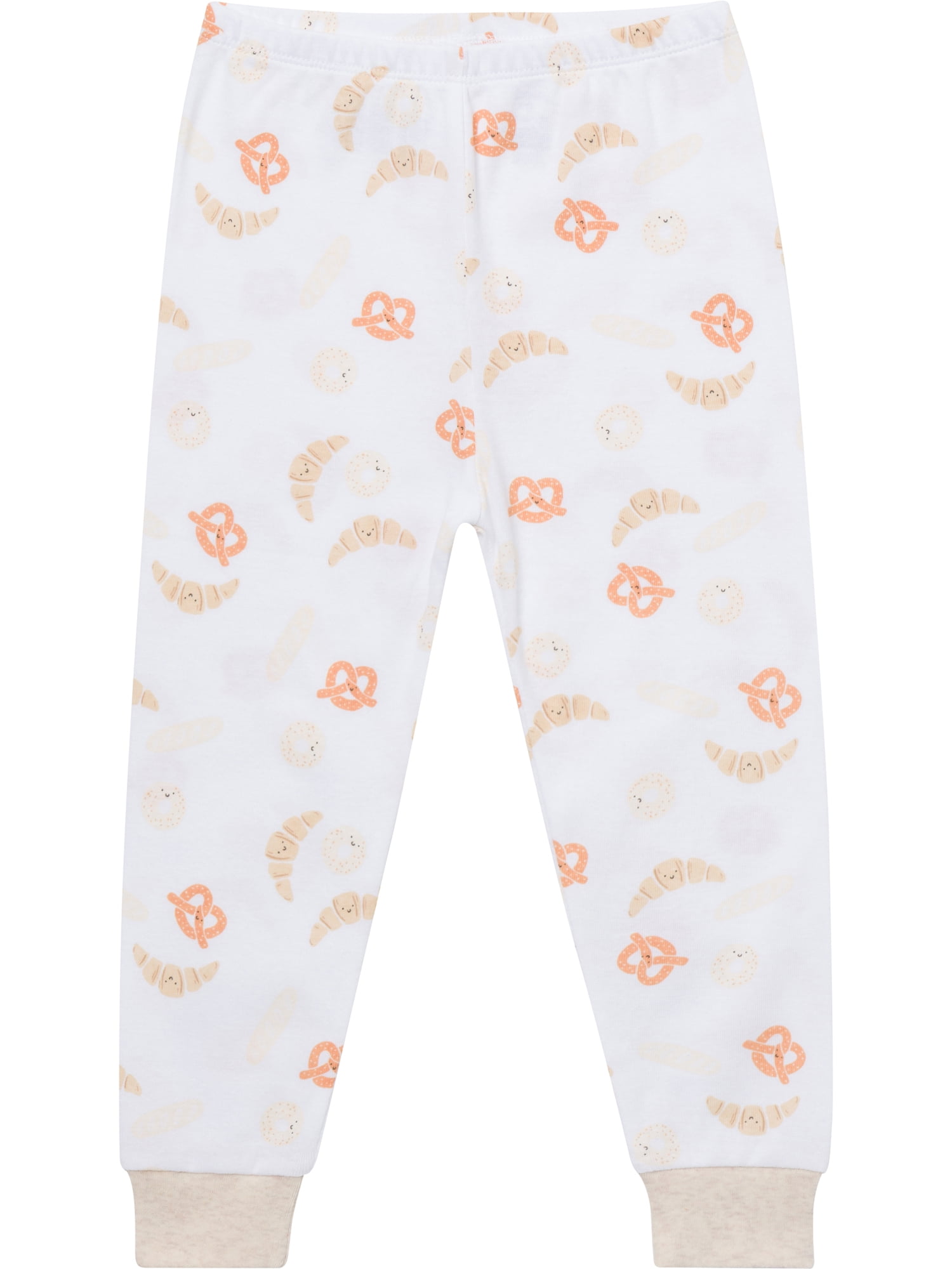 Gerber Toddler Neutral Tight Fitting Pajama Set, 4-Piece, Sizes 12 Months - 5T