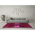 thumbnail image 3 of Ahgly Company Indoor Square Animal Pink Traditional Area Rugs, 6' Square, 3 of 4