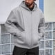 thumbnail image 1 of pstuiky Camisas de manga larga de invierno para hombre, Chaqueta tipo cárdigan con cremallera y capucha de manga larga de color liso para hombre Tops de hombre xxxl, 1 of 5