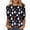 A34 Black, variant on Women Halloween Graphic Tees 3/4 Sleeve Crewneck Color Block Novelty T Shirts Funny Witch Print Casual Fall Festive Holiday Tops for Party Everyday Wear