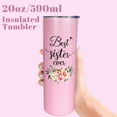 thumbnail image 4 of Sister Tumbler with Lid and Straw Best Sister Ever Cup Insulated Stainless Steel Mug for Big Sister/ Little Sister Birthday Sister Gifts from Sister Friendship Gifts for Women, 4 of 6
