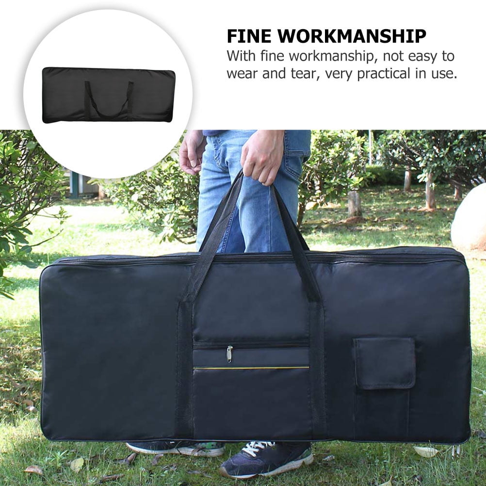 ELAYARD Black Electronic Musical Instrument Carrying Case for Musicians, Lightweight Protective Bag, and Portable, 1 Set