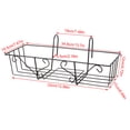 thumbnail image 2 of Support de Treillis pour Balcons Jardinière Pot de Fleurs Support Robuste en Fer Forgé Anti-Rouille Clôtures Ou Rampes, 2 of 6