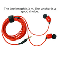 thumbnail image 1 of Auriculares de monitorización in-ear + Auriculares de anclaje de línea larga Auriculares de 3 metros con micrófono Auriculares de anclaje de 3 metros, 1 of 4