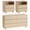 Natural, variant on Laintene 3 Piece Dresser and Nightstand Set, 6 Drawer Dresser for Bedroom with 2 Nightstands Set, 53" Wood Chest of Drawers & Nightstands with Charging Station, Modern Bedroom Set, Natural