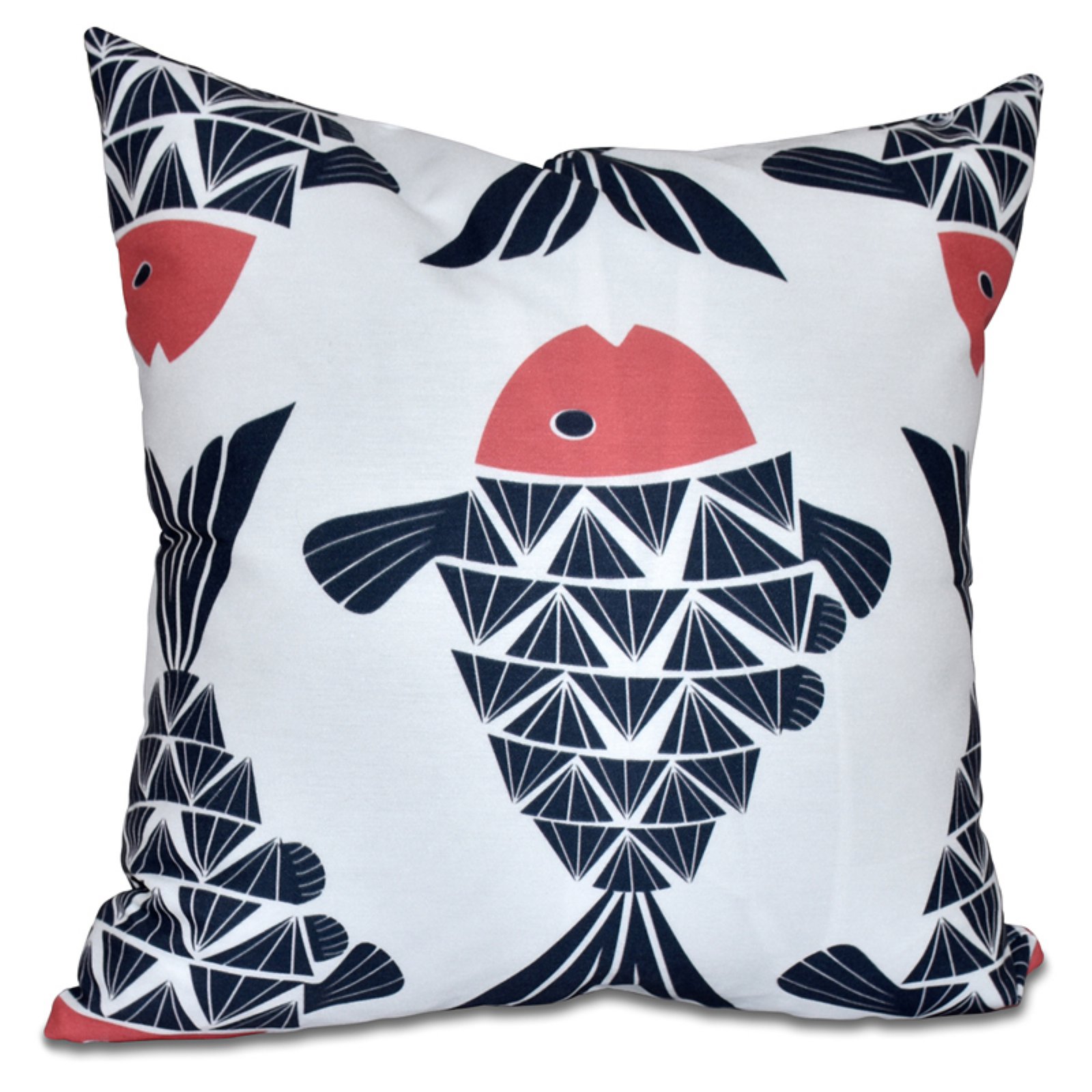 Simply Daisy 16" x 16" Big Fish Animal Print Pillow