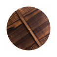 thumbnail image 2 of Kitchen Multi-Functional Wood Wok Lid Cover Anti-Scalding Wooden Lid Kitchen Tool for Cooking Cast Iron Wok Pot Cover - 13.8”, 2 of 8