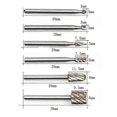 thumbnail image 2 of Dremel Rotary Tools Mini Drill Bit Set HSS Router Grinding Bits Milling Cutters 6pcs/Set Wood Metal Carving Burr Tool, 2 of 5
