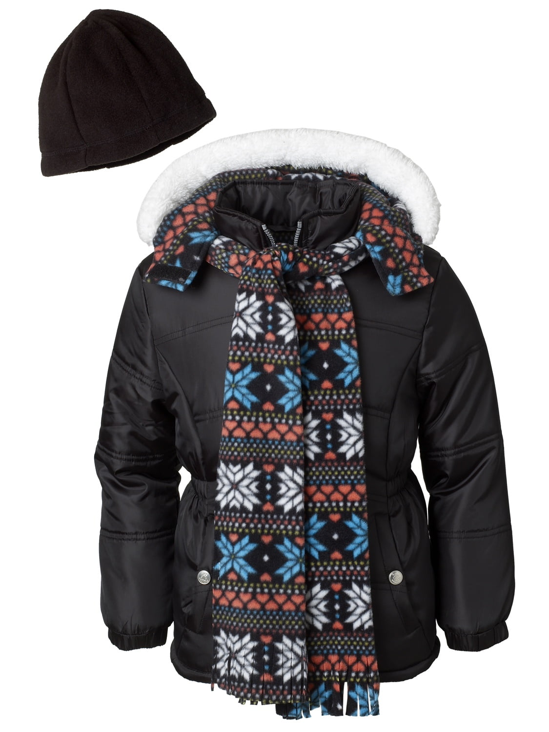Clearance Girls Boys Winter Warm Butterfly Print Long Sleeve Hooded Windproof Down Jacket