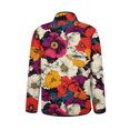 thumbnail image 6 of GrmtClth Quilted Jackets for Women Fashion Floral Printed Button Up Puffer Jackets Lightweight Stand Collar Fall Winter Padded Outerwear Red XXL, 6 of 6