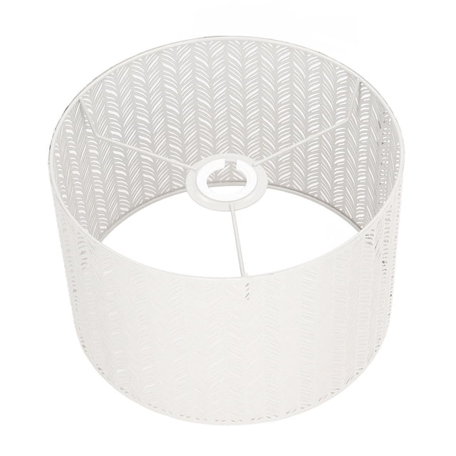 Shade De Lámpara De Metal, Pantalla De Lámpara De Patrón De Hojas De Hierro, Mesa De Tono De Lámpara E14/E27 Hugar La Lámpara De Hueco Compatible Con Lámpara De Mesa,